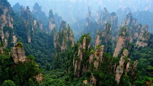 Tianzi Mountain Nature Reserve in Zhangjiajie